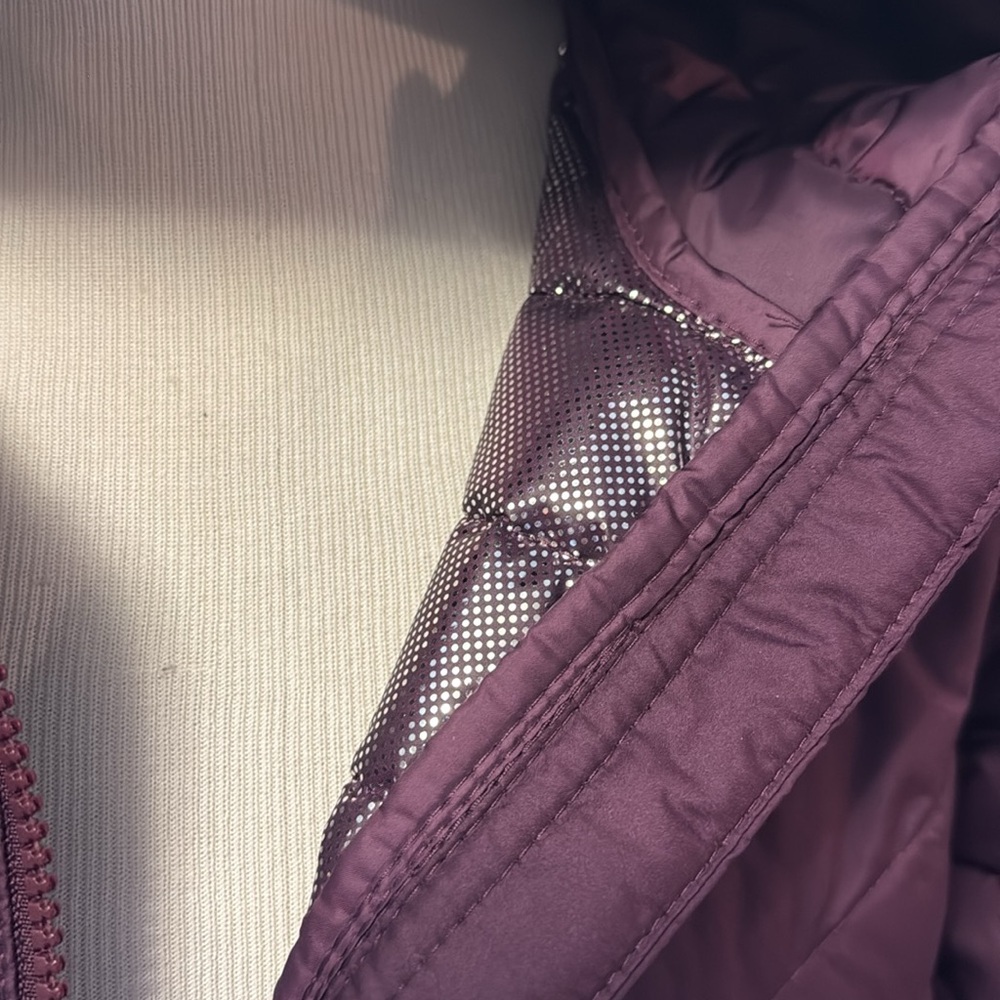 Columbia Women's Deep Purple Hooded Puffer Jacket With Omni-Heat Technology, New — image 2 of 8